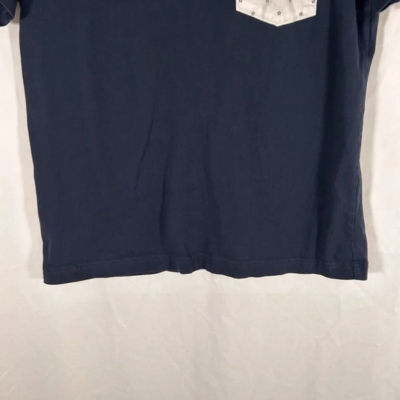 Penguin Munsingwear Shirt Men's Medium Black Short Sleeve Crew Neck Pocket - Picture 3 of 9